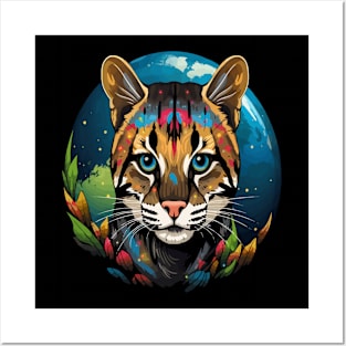 Ocelot Earth Day Posters and Art